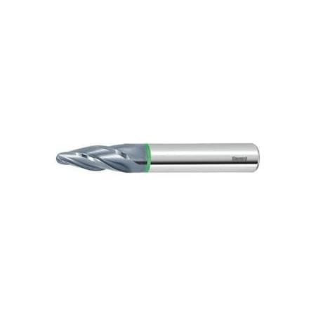Garant Solid Carbide Barrel Milling Cutter, Tangential Form PPC, TiAlN Coated, 6/100 mm 207525 6/100